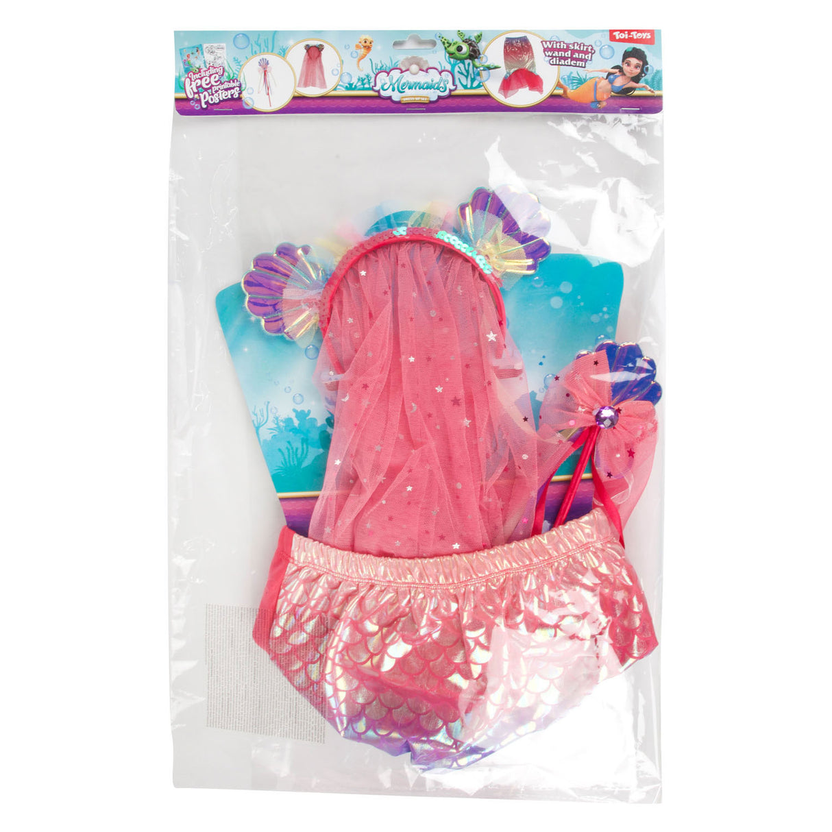 Toi-Toys Redset Set Mermaid with Diadem and Magic