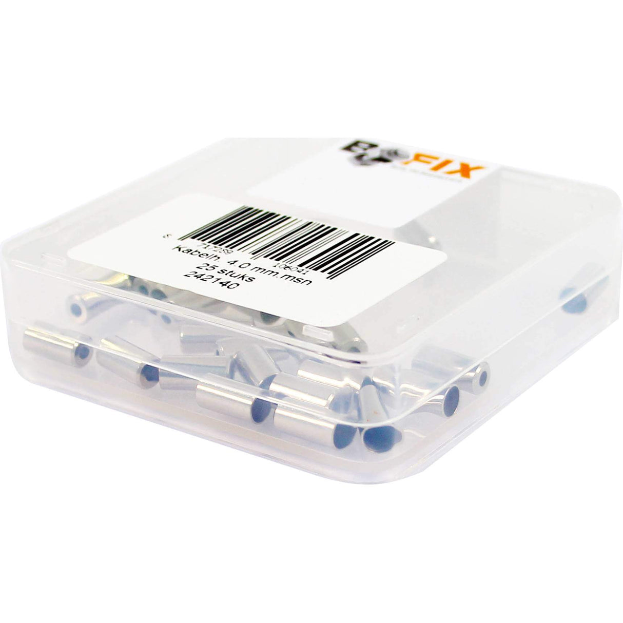 Kabelio dangtelis Bofix žalvaris ø4,0 mm (25 vnt.)