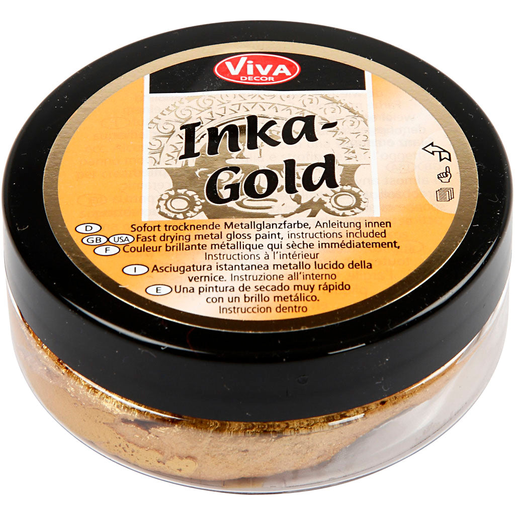 Creativ company inka-gold, gold, 50 ml 1 box