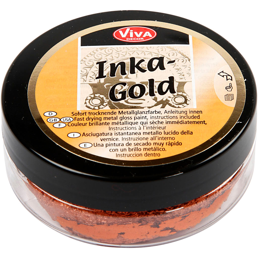 Creativ Company Inka -Gold Glosswax - Copper, 50ml