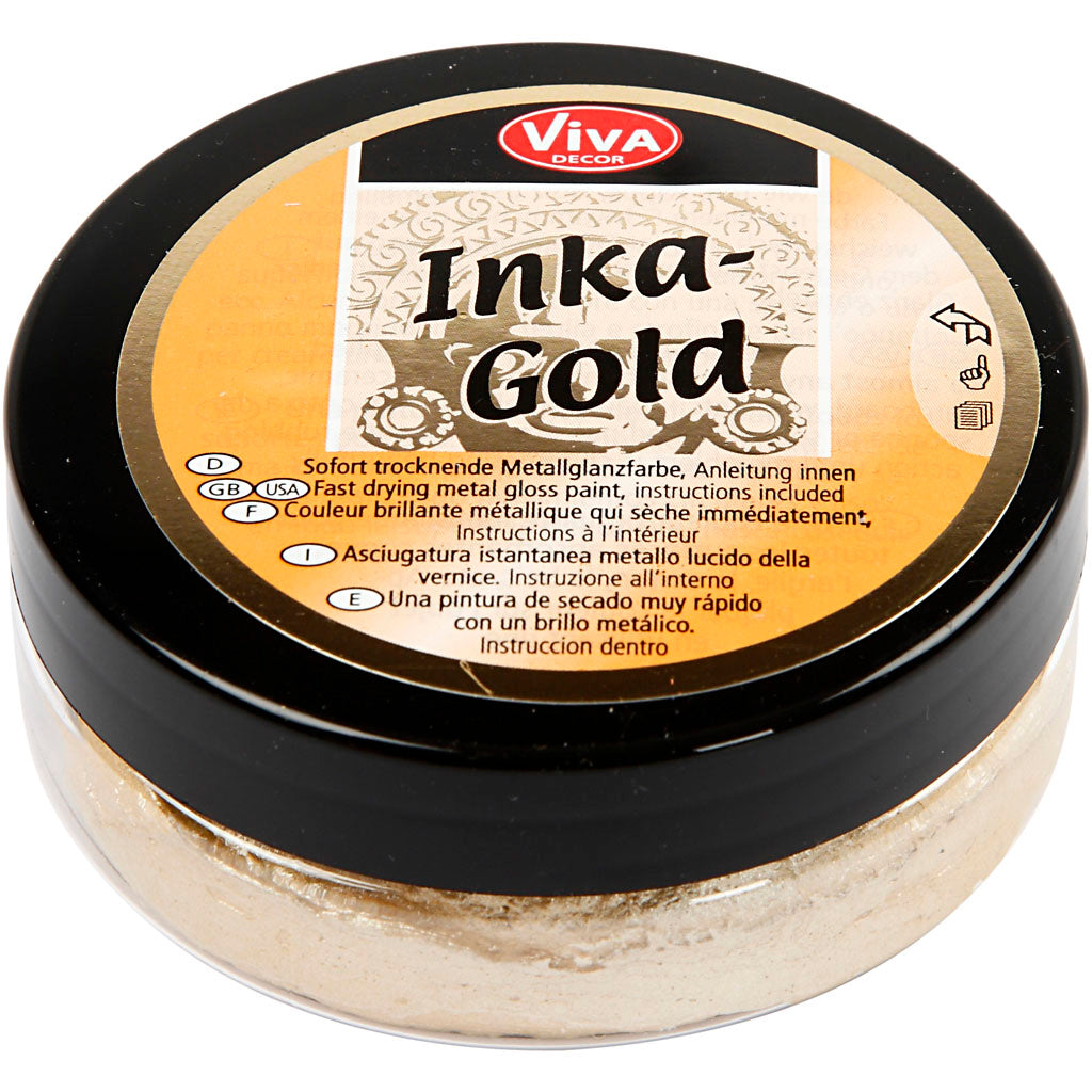 Creativ Company Inka -Gold Glosswax - Gold, 50ml