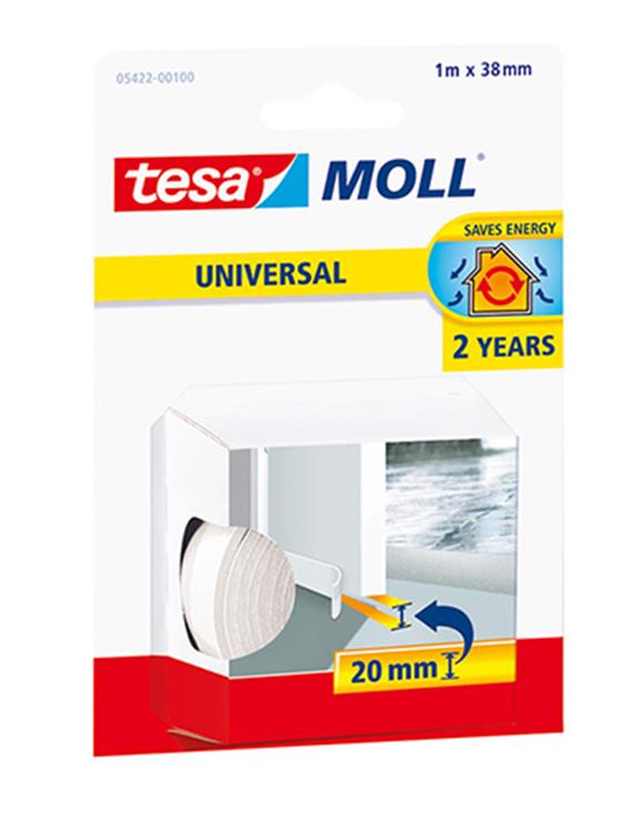 Tesa 1001374 - village str.pvc-sch.wt 1x38 | 10 pieces