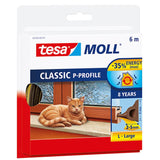 Tesa 1001365 - moll P-profile brown | 5 pieces
