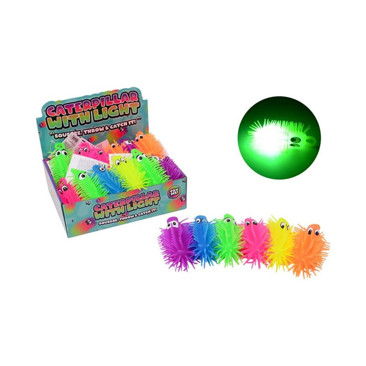 Johntoy john toy caterpillar with light 12 cm