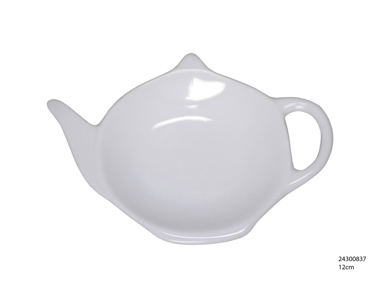Tetera de la bolsa de té Tetera de 12 cm Cerámica White