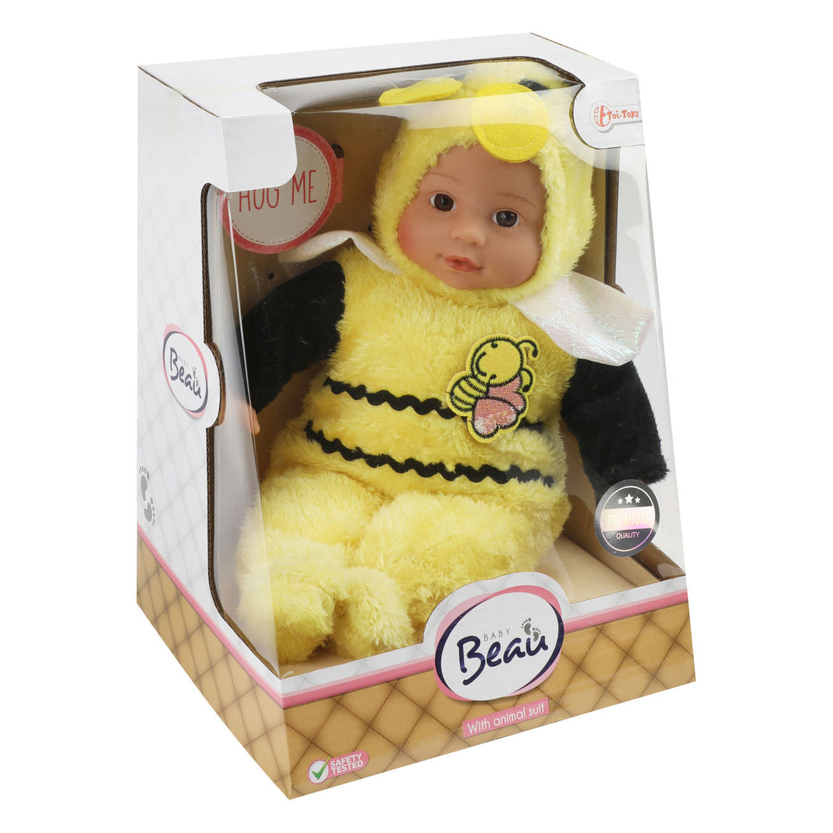 Baby Beau Babypop en traje de animales en