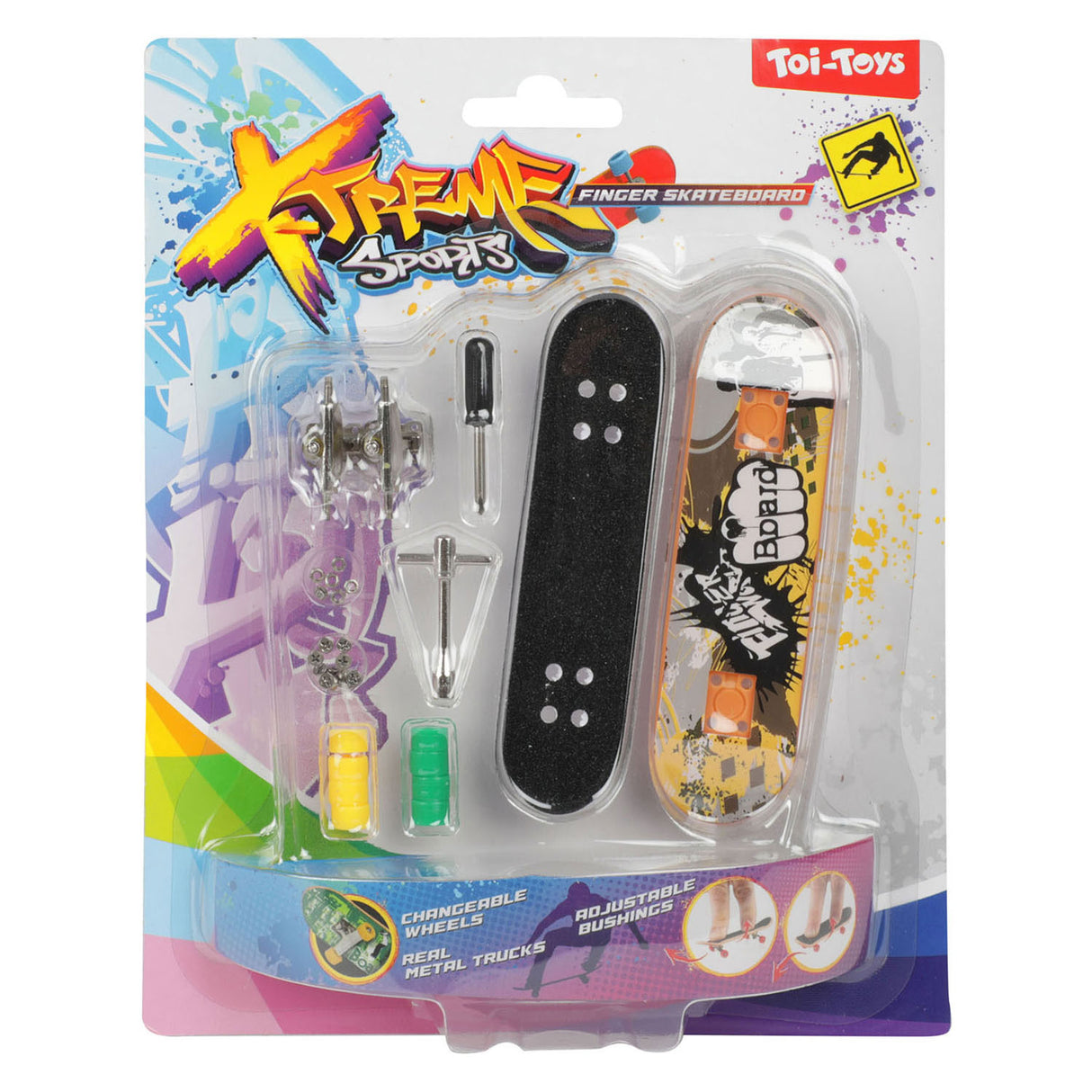 Toi-toys skating Fanger Skateboard mat extra Rieder