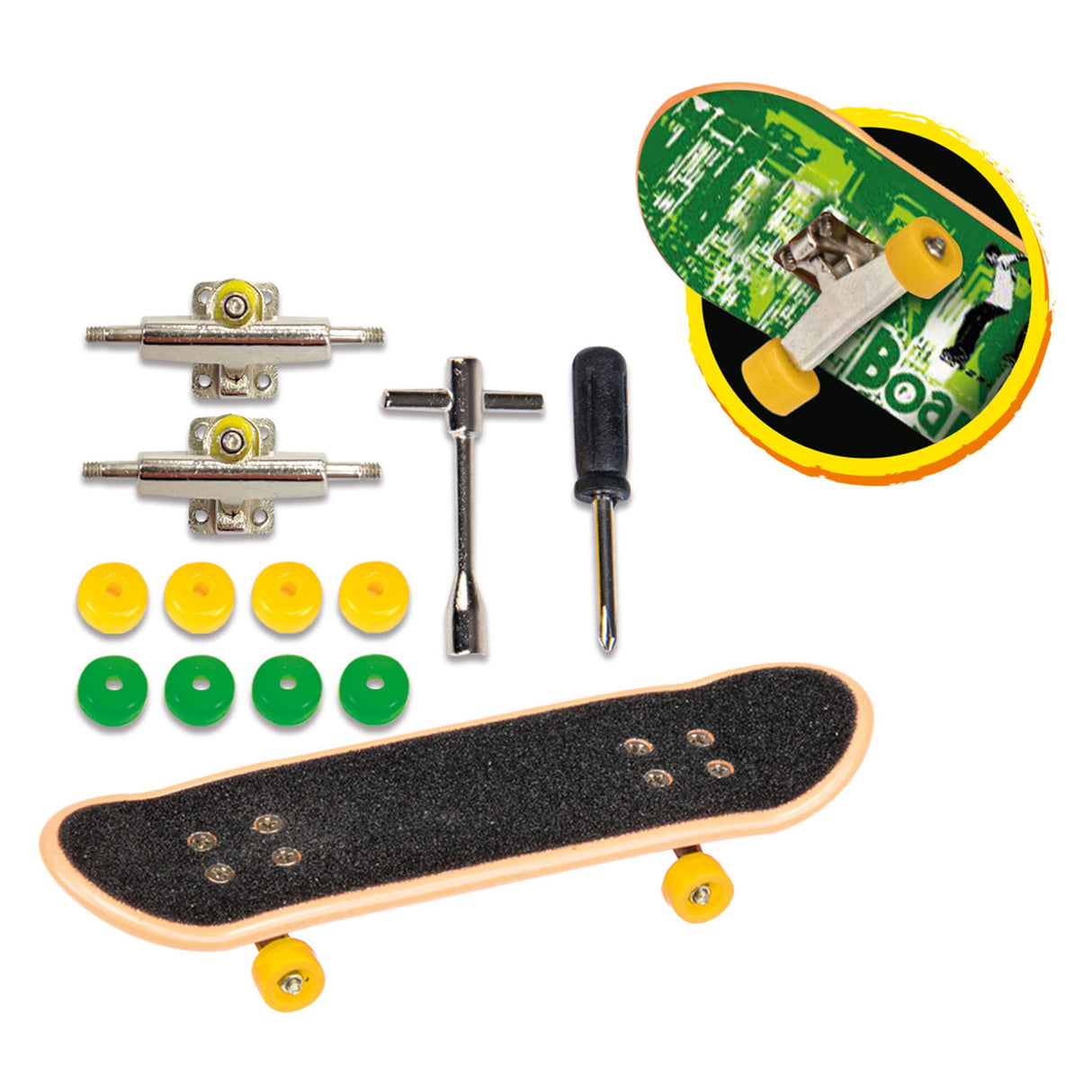 Toi-toys skating Fanger Skateboard mat extra Rieder