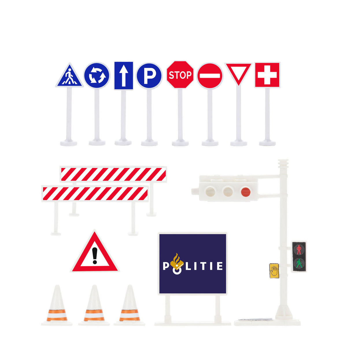 Emergency services metal with accessories