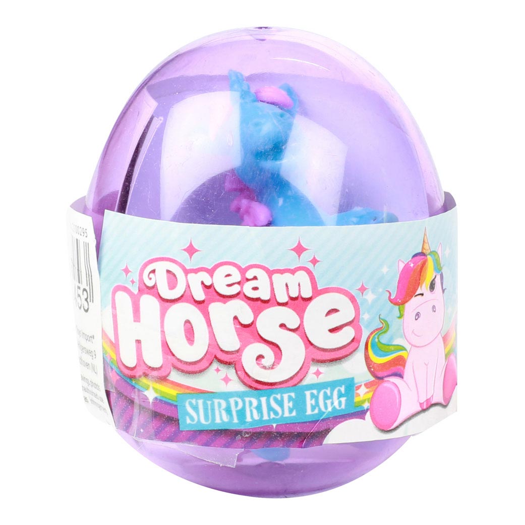 Dream Horse unicorn in egg with stickers
