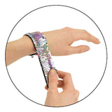 Bráisléad slap bréagáin bréagán bréagán le sequins