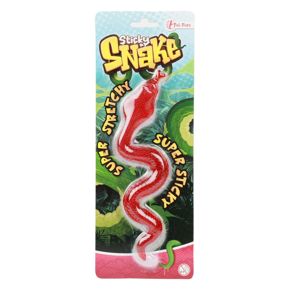 Toi-Toys Sticky Cobra Snake Super Stretchable