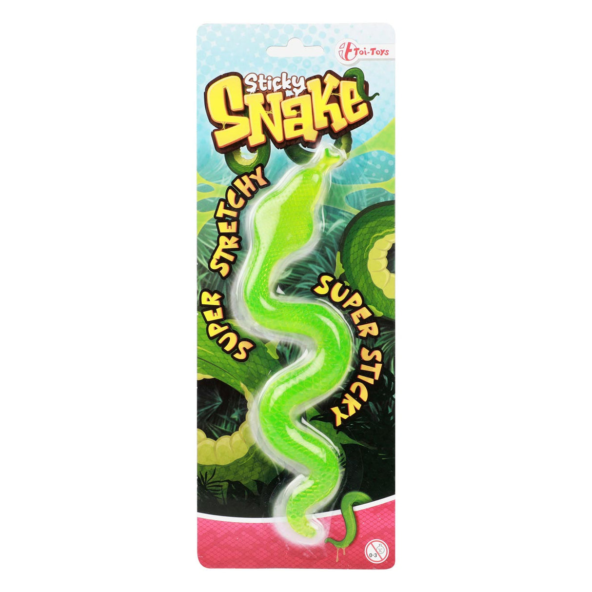 Toi-Toys Sticky Cobra Snake Super Stretchable