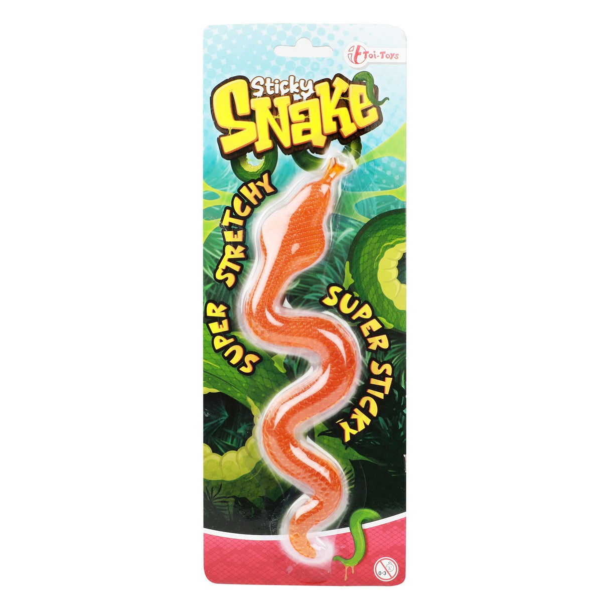 Toi-Toys Sticky Cobra Snake Super Stretchable