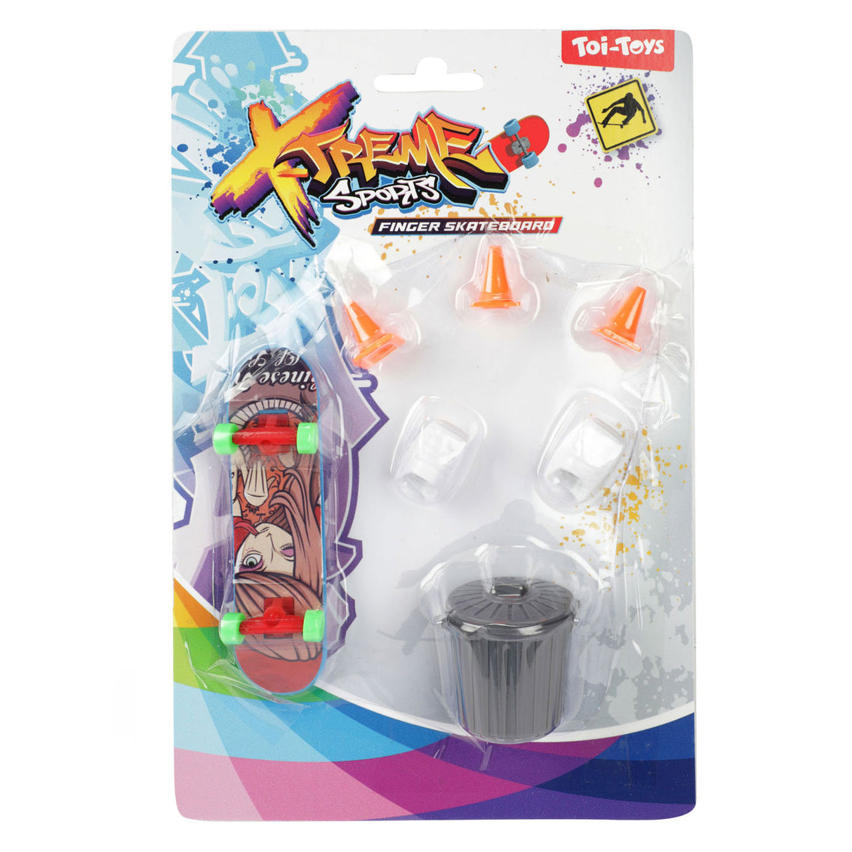 Toi-toys skate finger skateboard s příslušenstvím