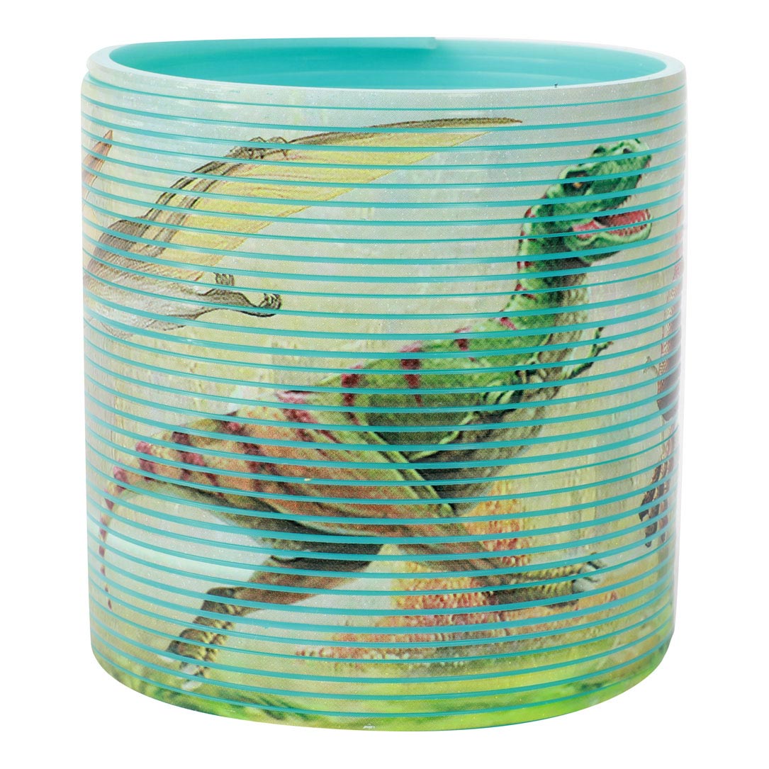 Dinosauriernas värld går på våren med dinotryck