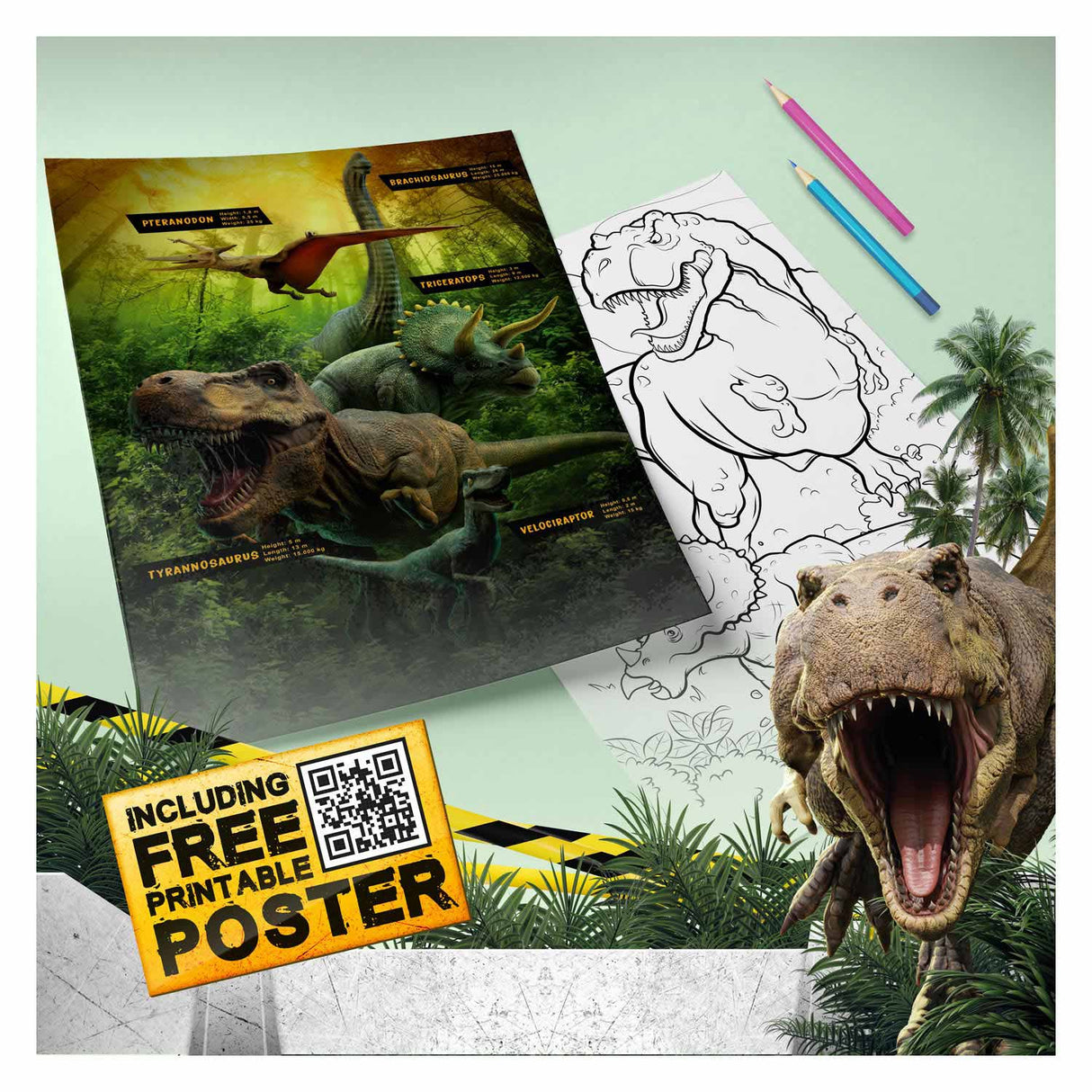World of Dinosaur's projectile lamp Dino