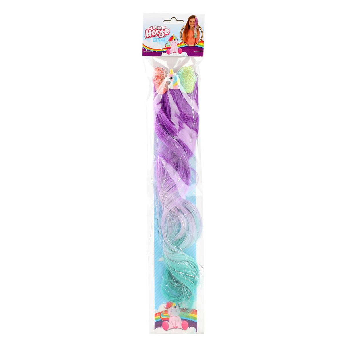 Dream Horse Haarlok With Glitter Unicorn