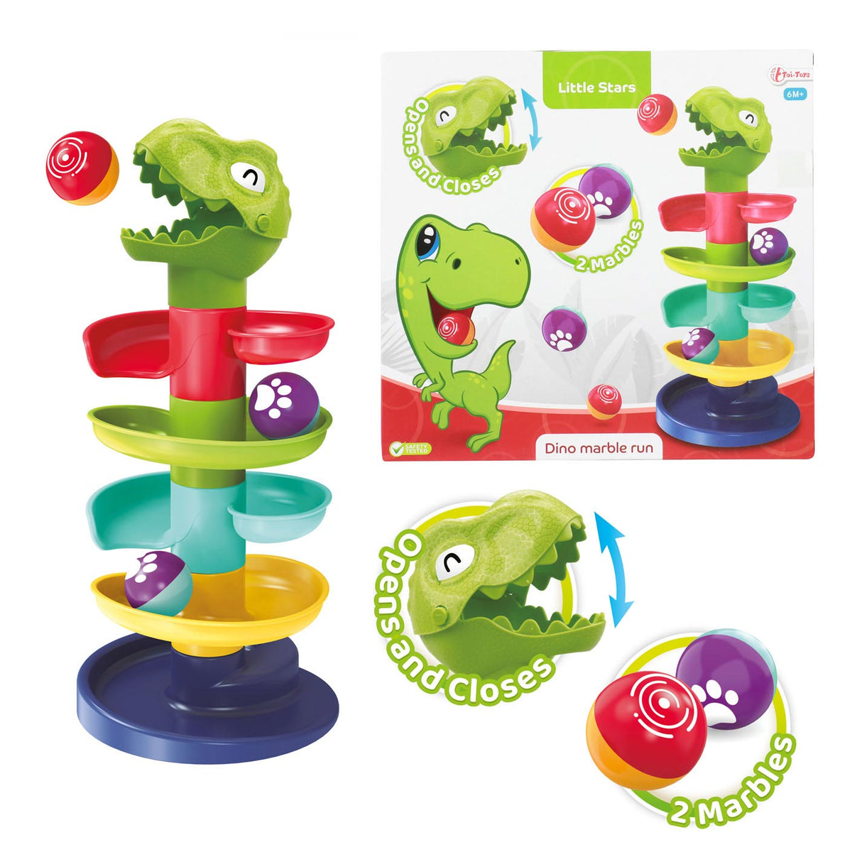 Star Toys Little Stars Marble Run Dinosaur