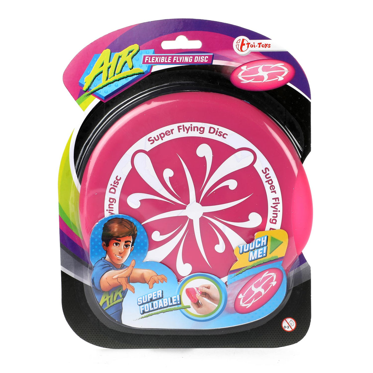 Toi-toys air super flexible rubber frisbee 17 cm various versions
