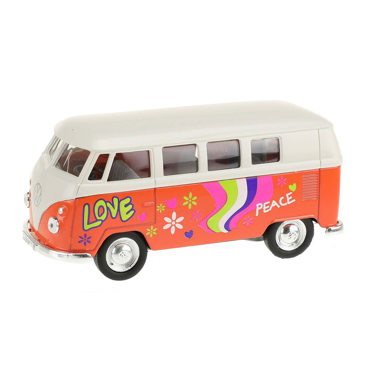 Welly Volkswagen 1962 bus with print model car