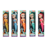 Boneca sereia Toi-toys com cauda dobrável, 18cm