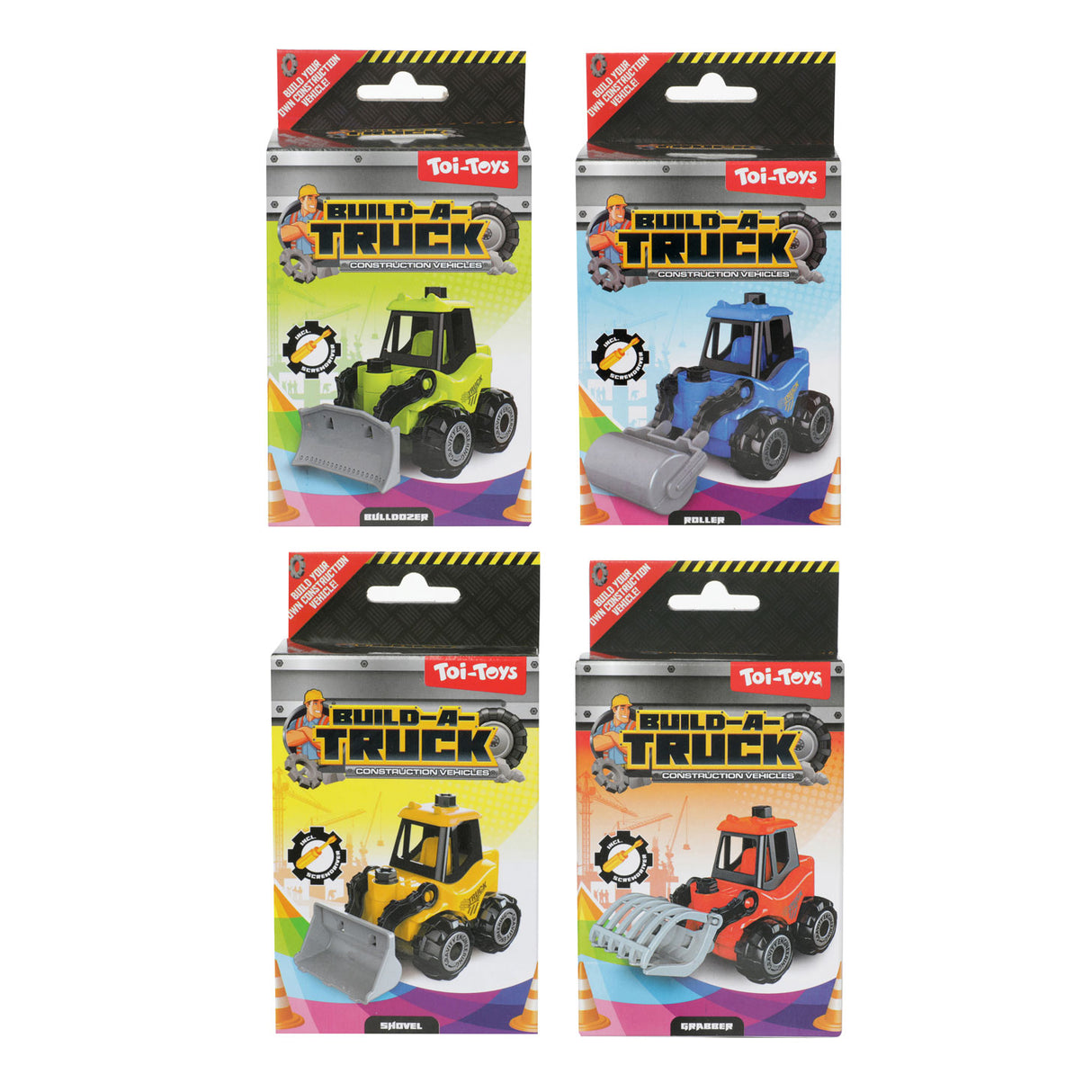Toi-toys build a work vehicle