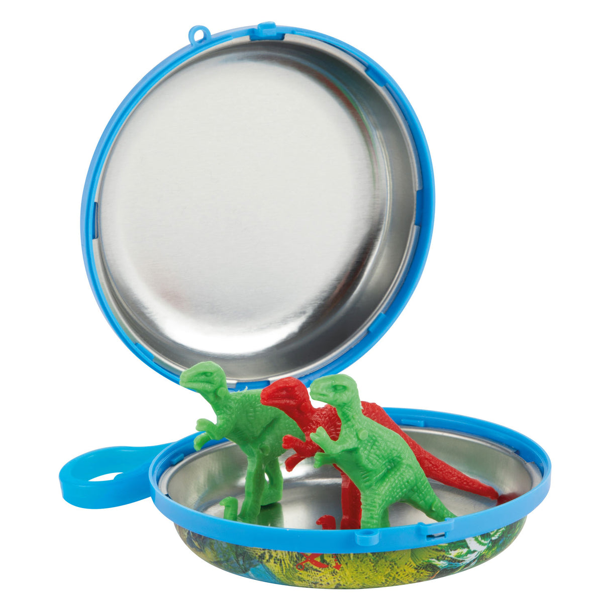 World of Dinosaurs keychain with mini dinosaurs