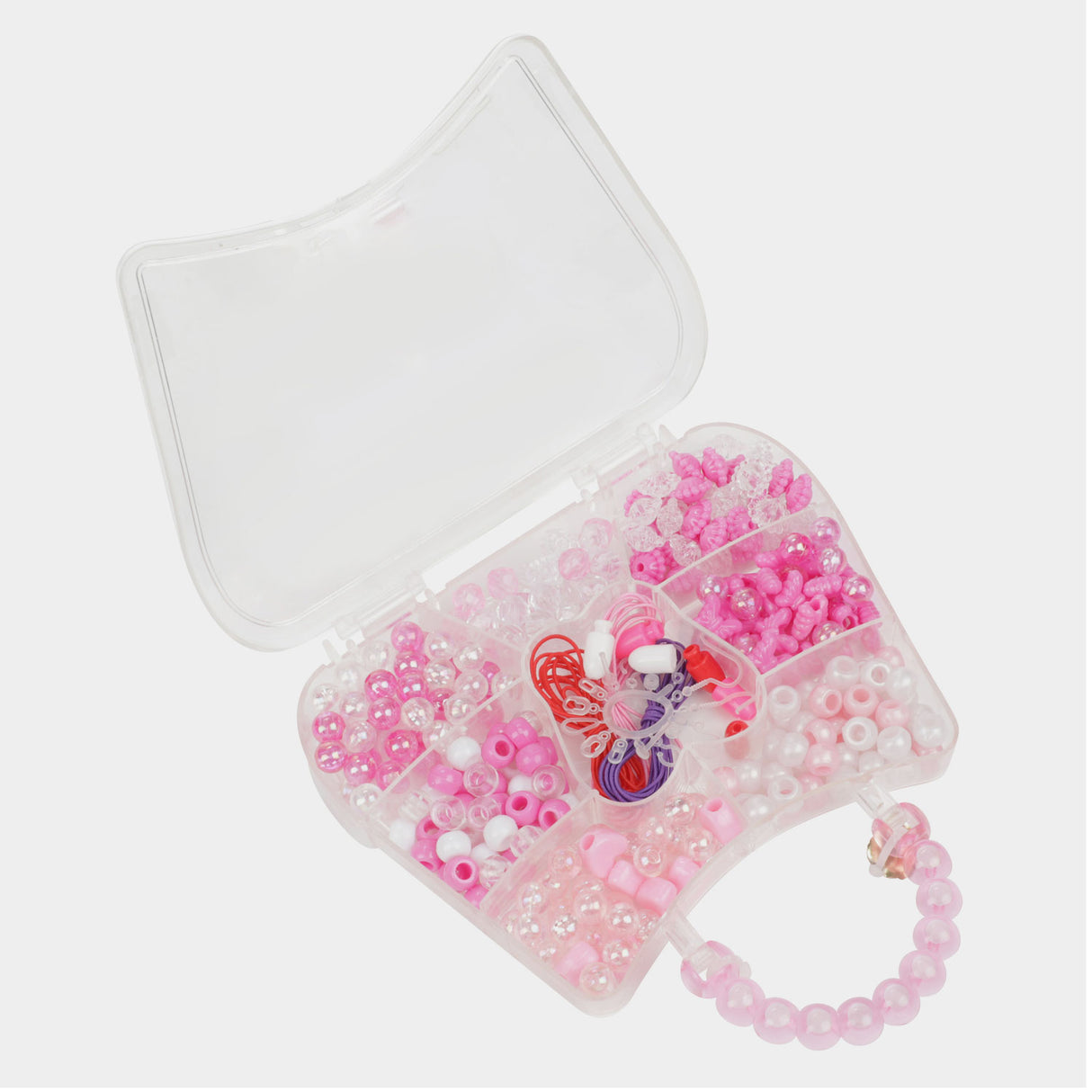 Prinzessin Frënn maachen Ären eegene Perlen Bijouen an Handbag