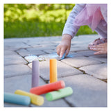 World of dinosaurs sidewalk chalk dino with stencils, 10 pcs.