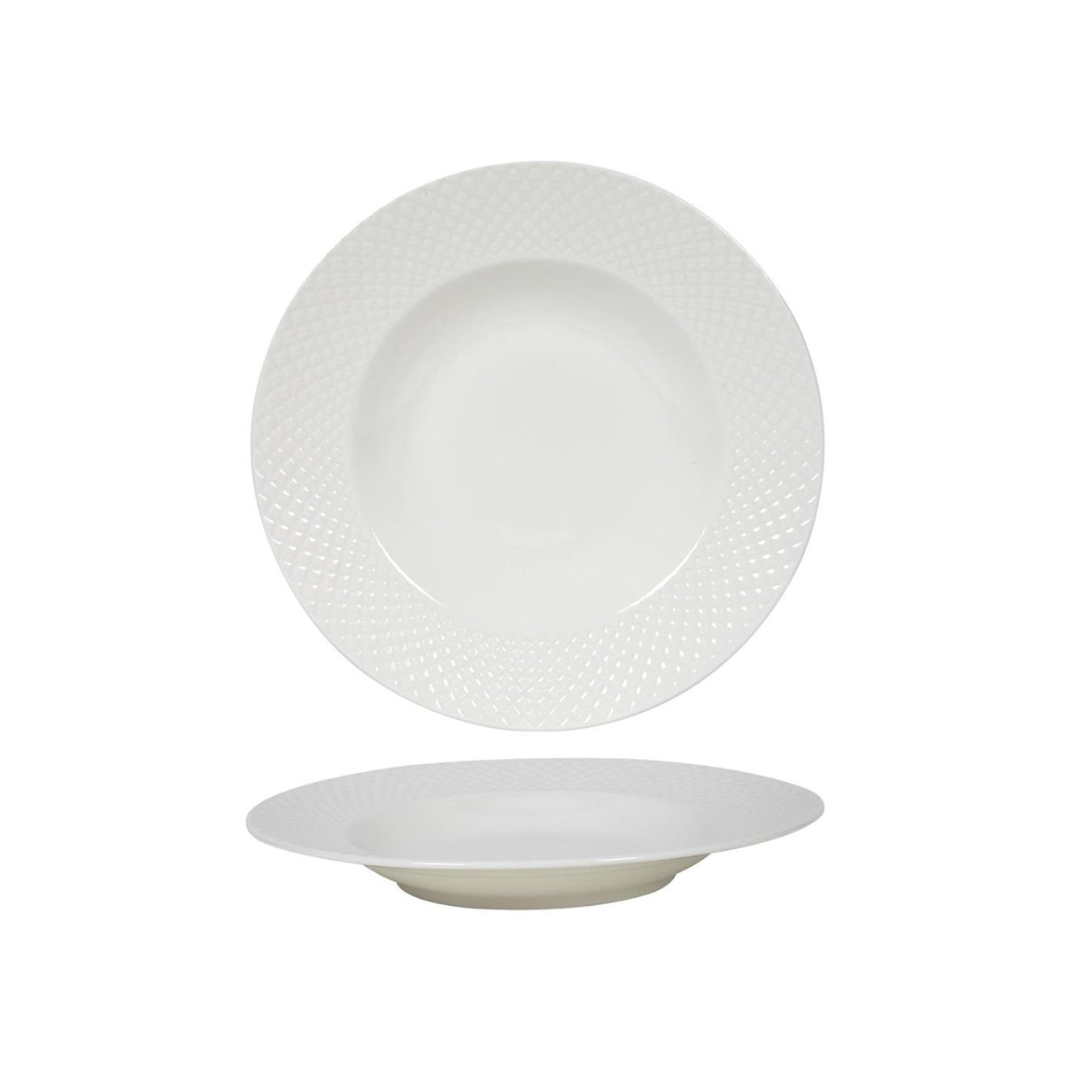 Diep bord diamond ø22,2cm doos a 6 stuks