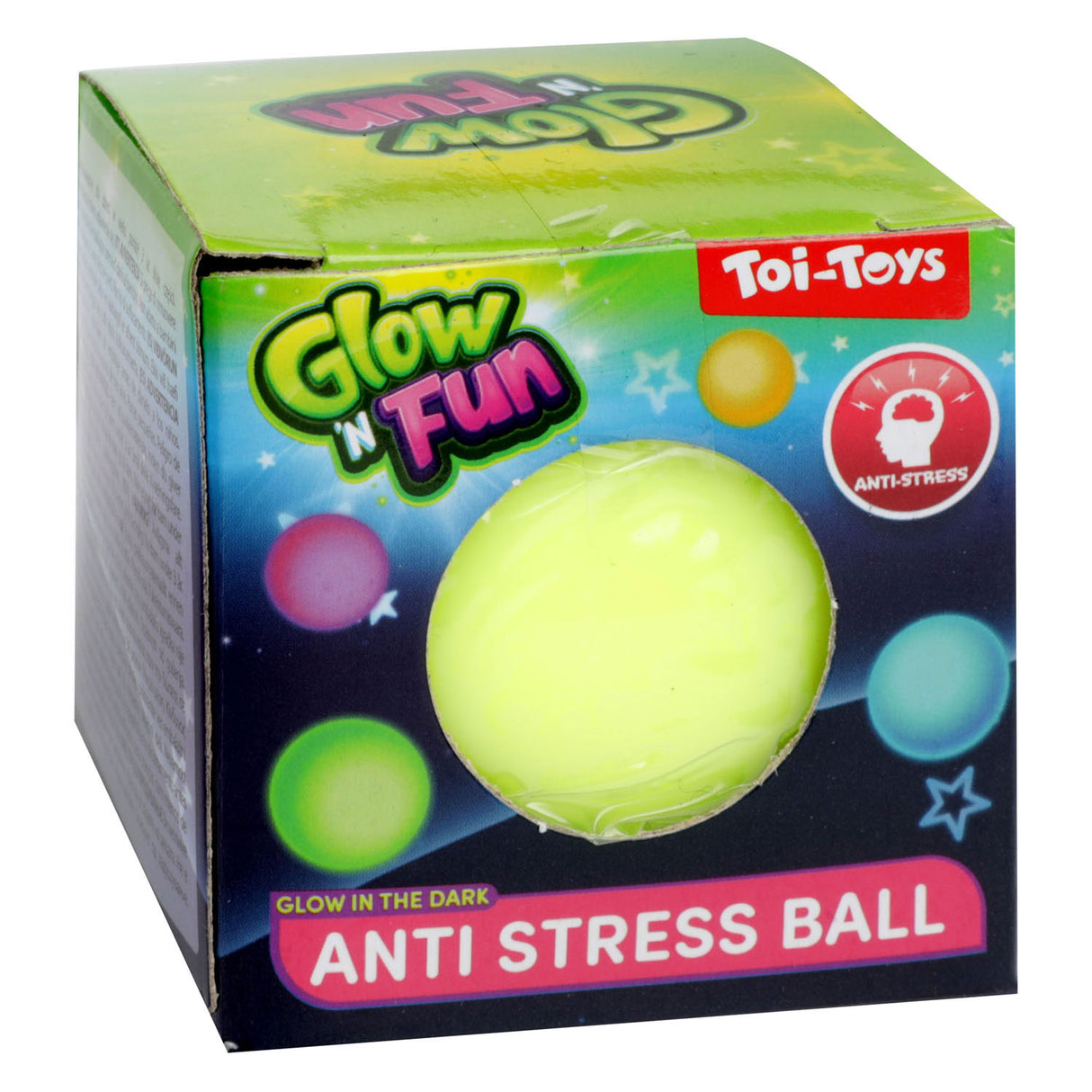 Toi-toys Glow n Fun Anti strestball záře ve tmě