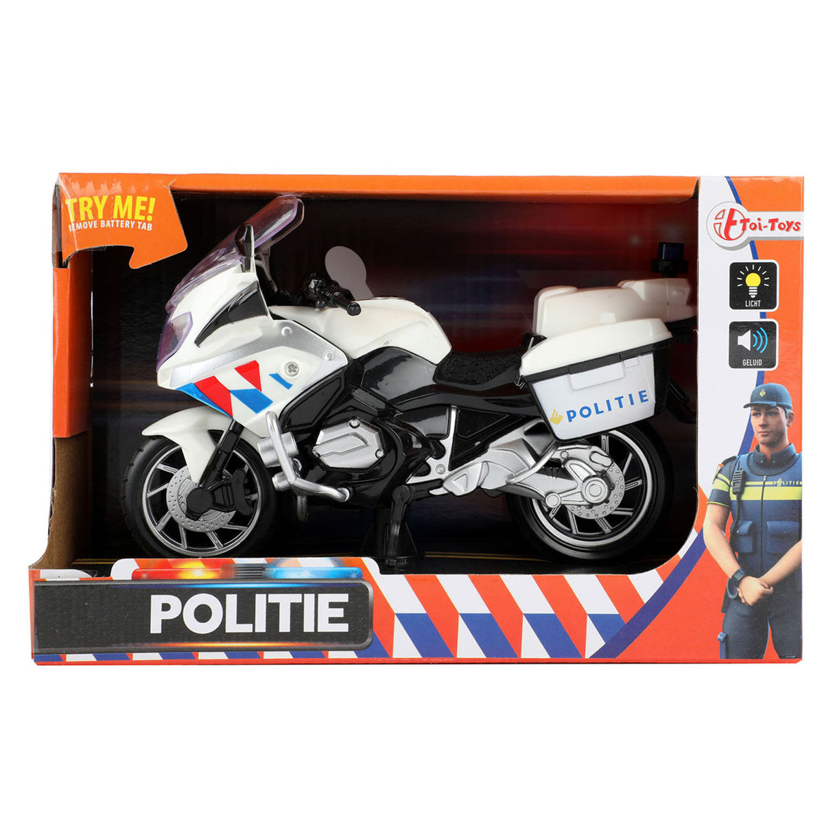 Police engine Dutch with light and sound