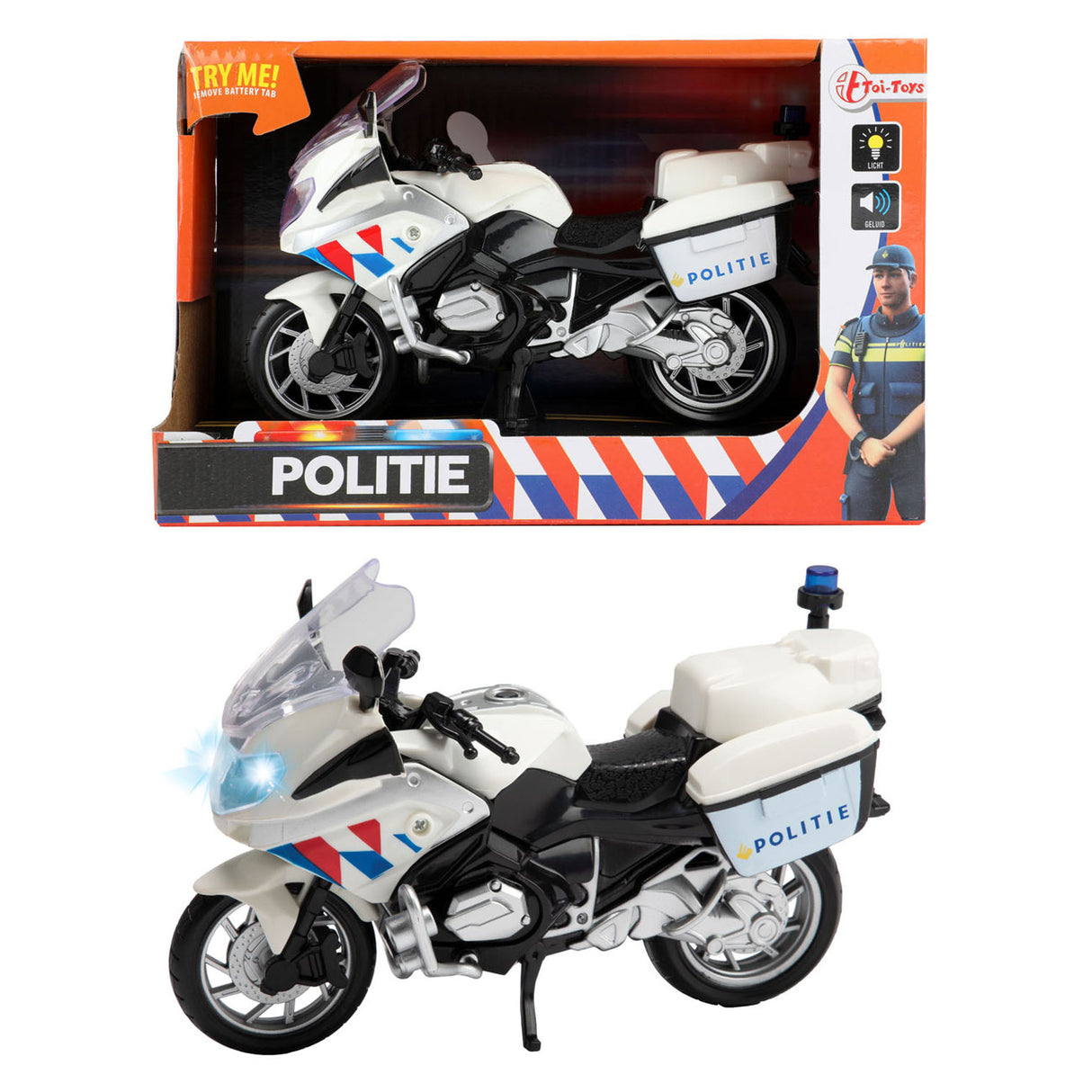 Police engine Dutch with light and sound