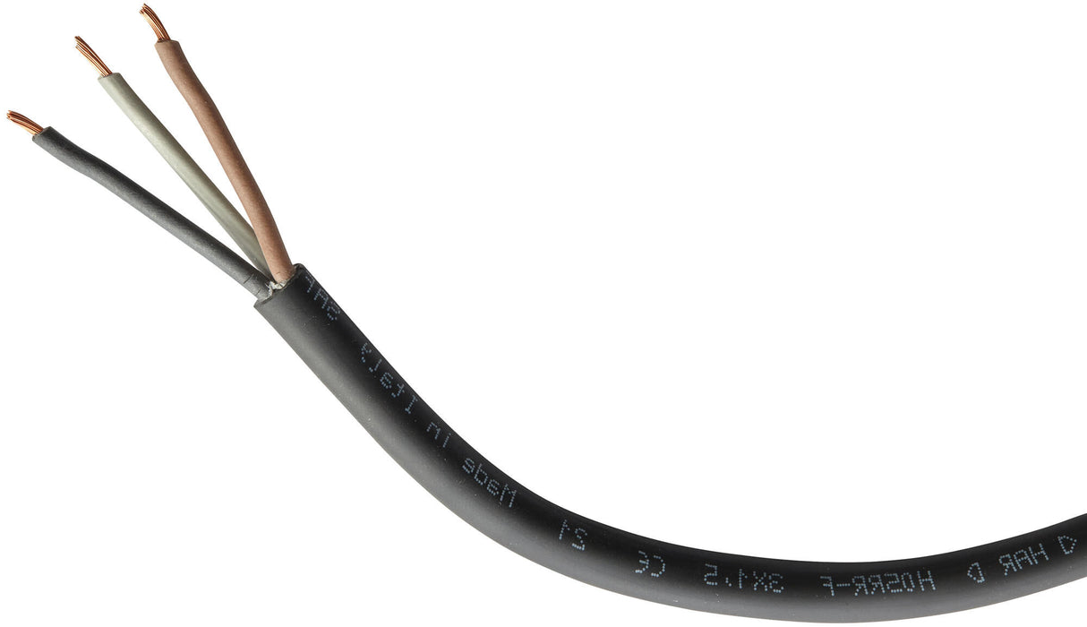 Hella rubberen kabel gu. cable 3 x 1.5 black