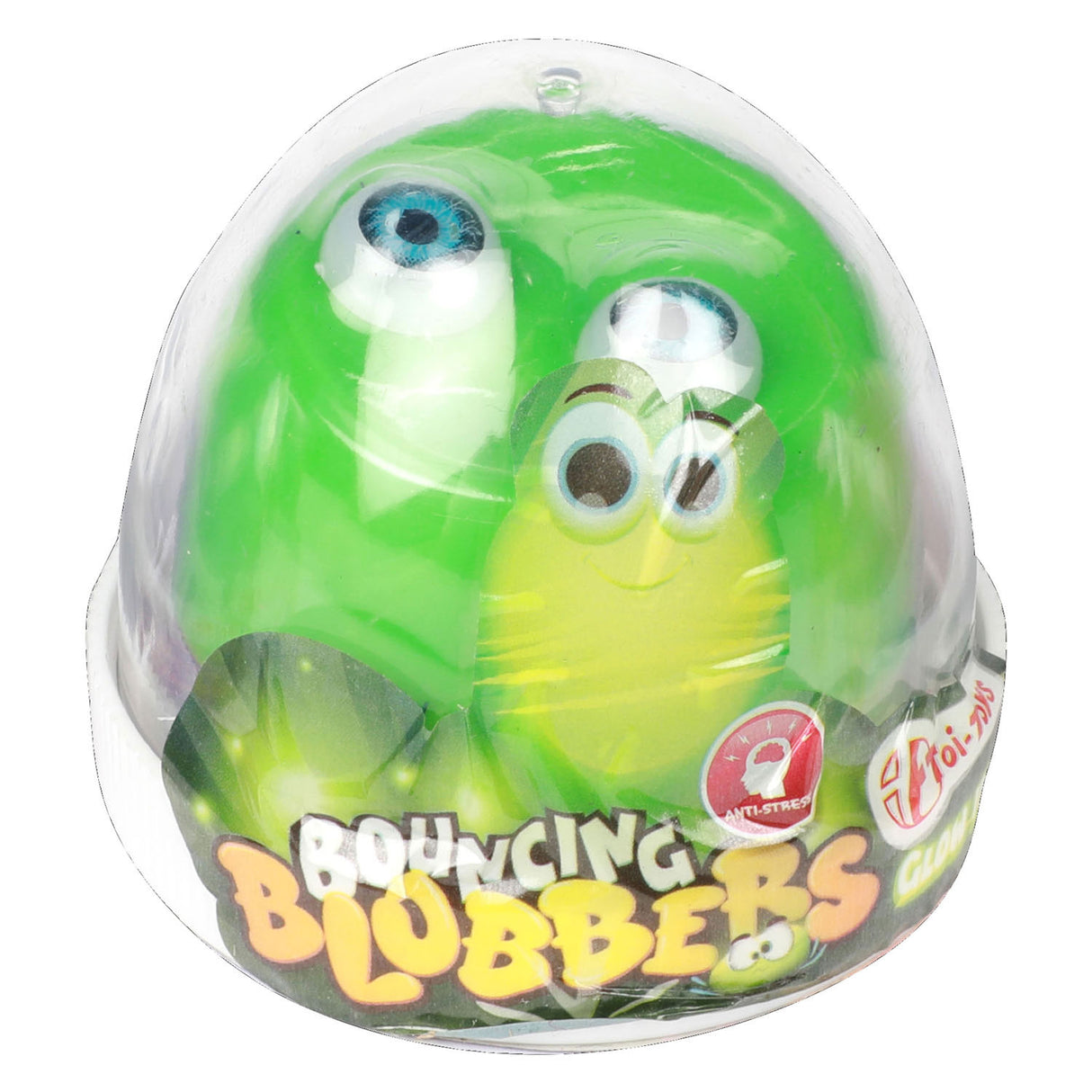 Toi-toys zábavné tmel bobr glow glow stuiter