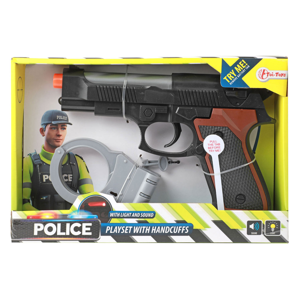 Toi-toys police set + light and sound
