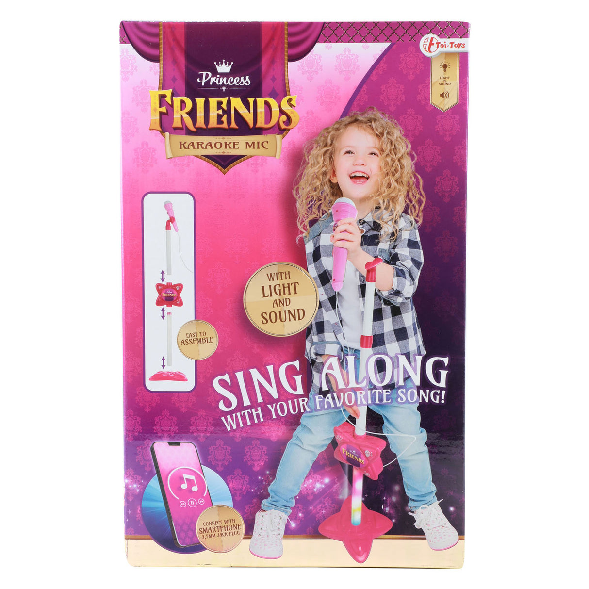 Toi-Toys Princess Friends Karaoke set with smartphone connection