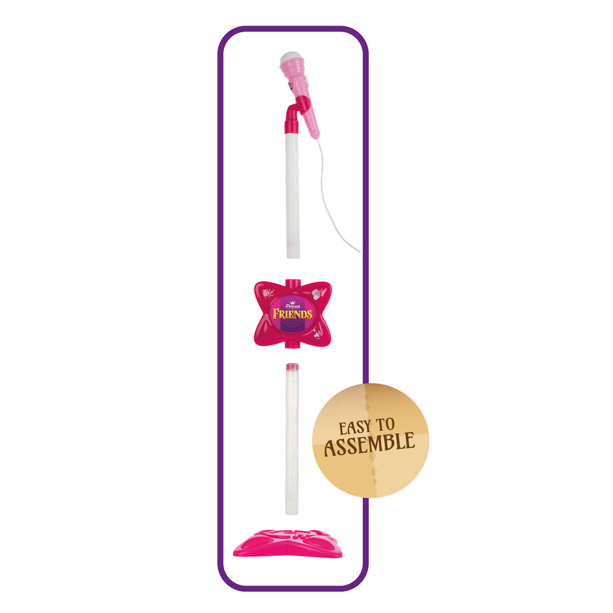 Toi-Toys Princess Friends Karaoke set with smartphone connection