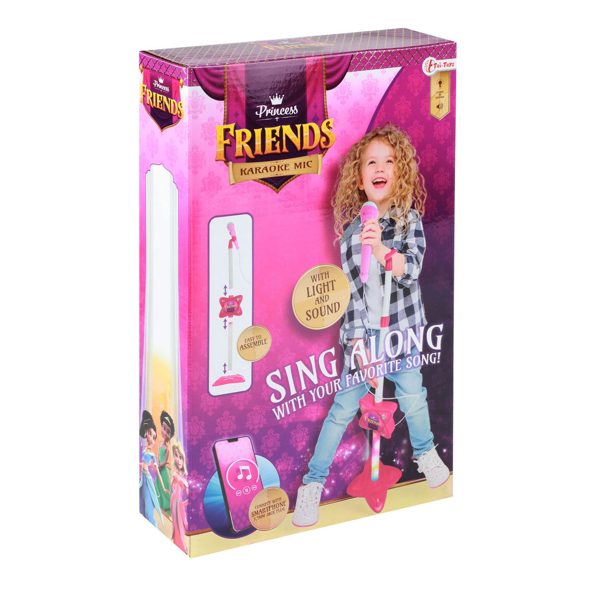 Toi-Toys Princess Friends Karaoke set with smartphone connection