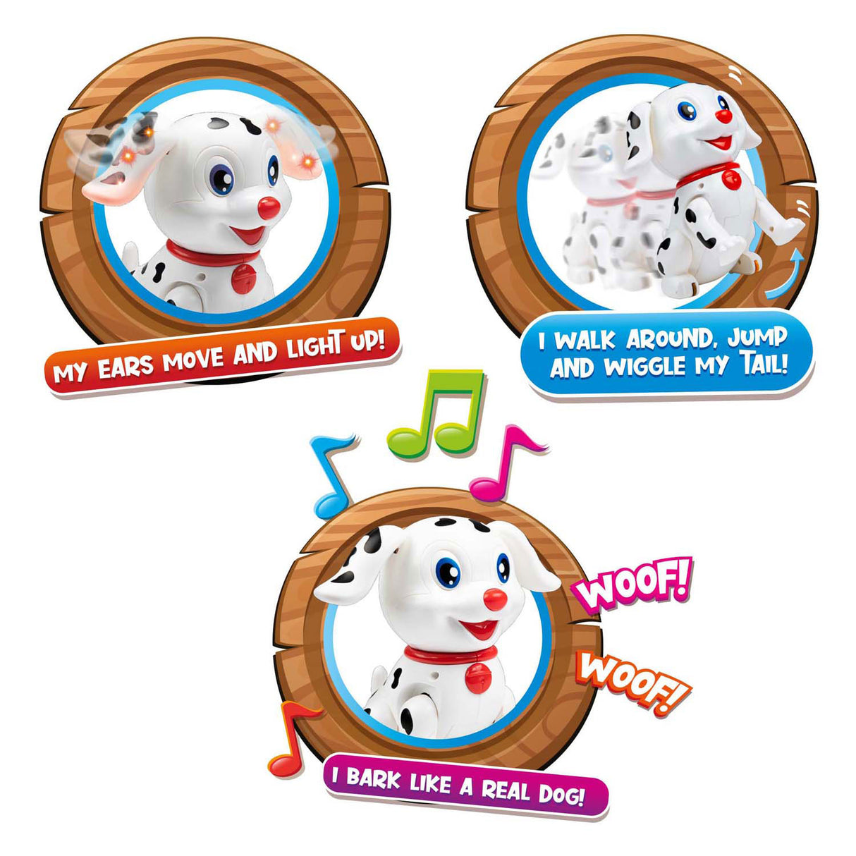 Toi-toys můj první domácí interaktivní pes se světlem a zvukem