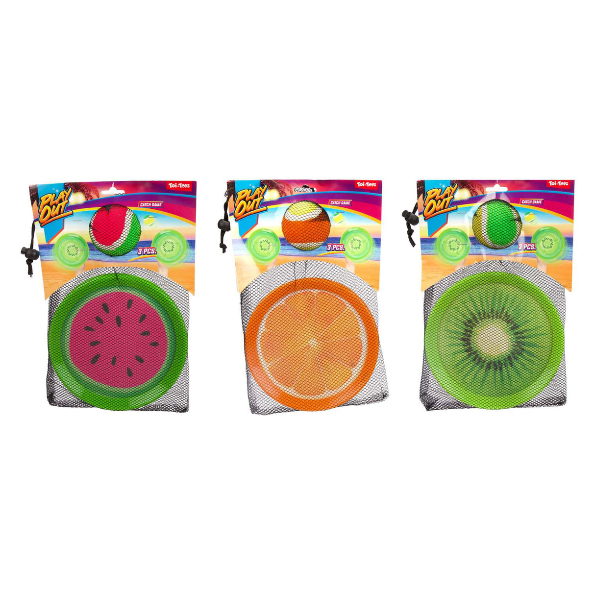 TOI-TOYS JUEGA VANGBAL Game Fruit, 3dlg.