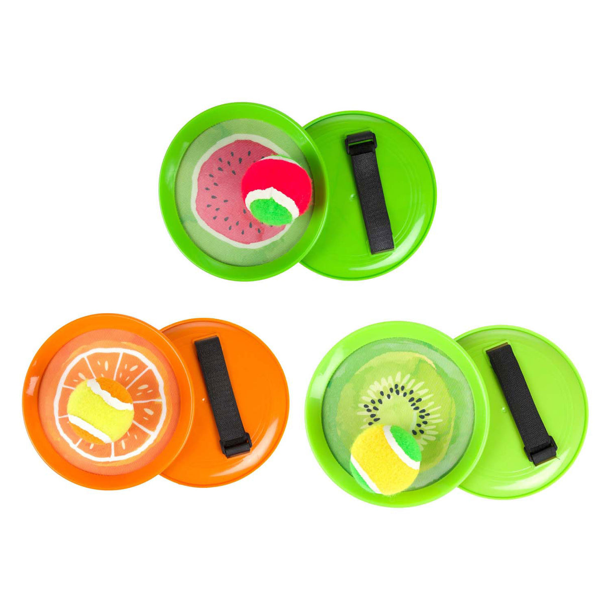 Toi-toys play out catch ball game fruit, 3 pieces.