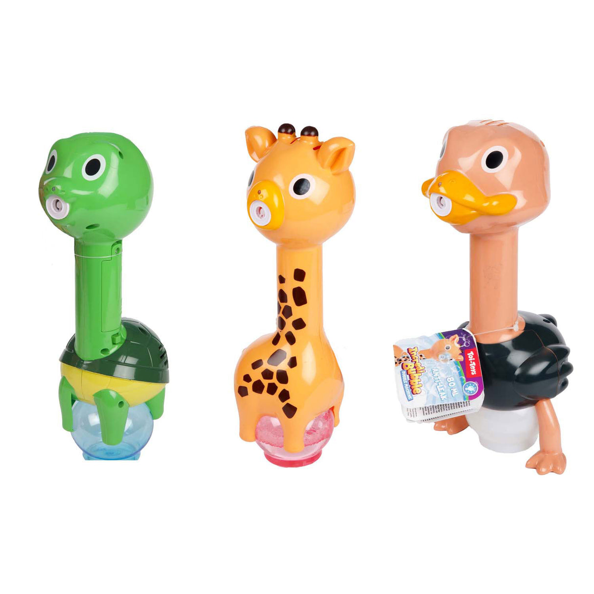 Toi-toys Incredibubble Bubble Windmachine Animal, 80 ml
