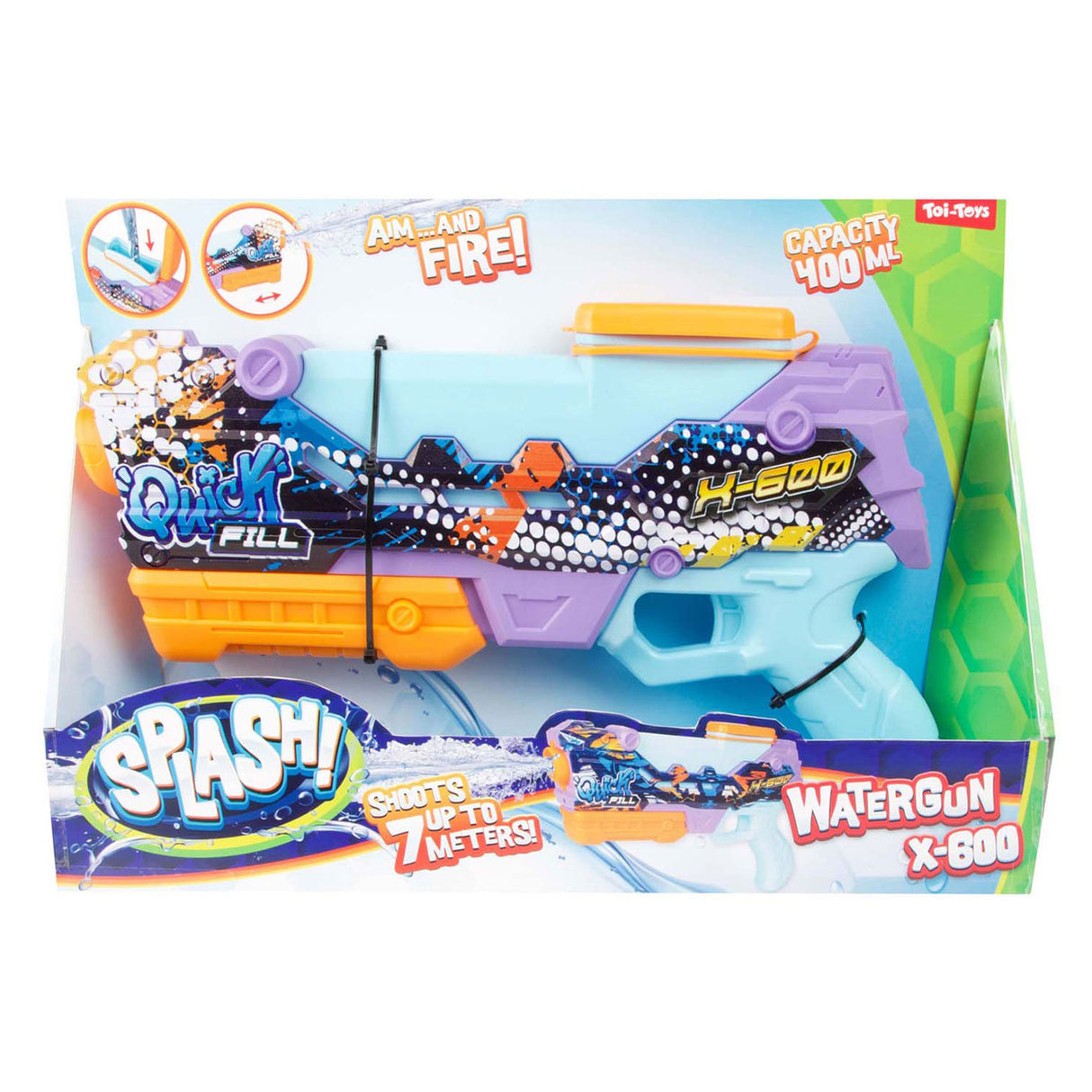 Splash water gun Quick Fill X600