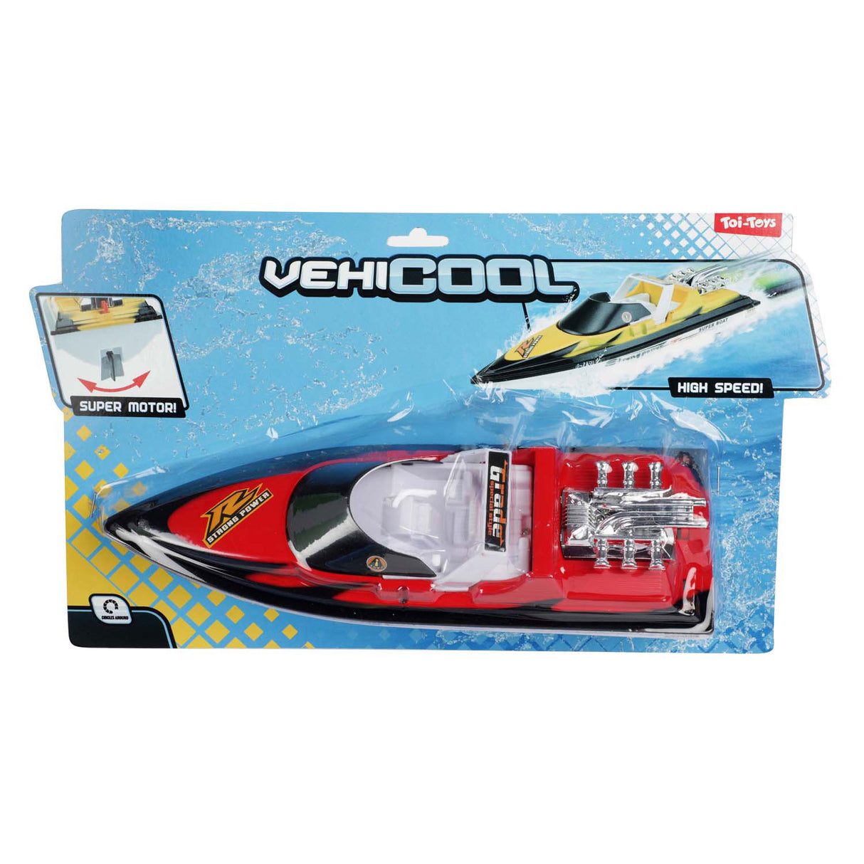 Toi-toys vehicool powerboat s motorem a příslušenství