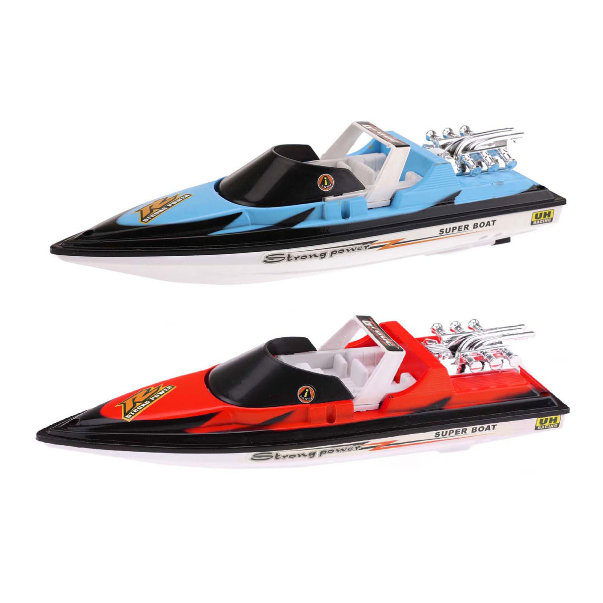 Barco a motor Toi-toys vehicool com motor e acessórios