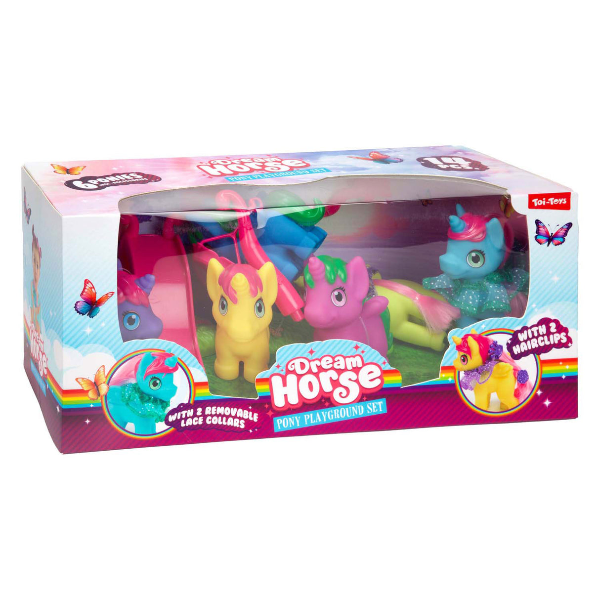 Jednorożce Dream Horse z placem zabaw, 12 szt.