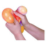 Toi-toys fun squeeze ball neon marble with foam, 12 cm