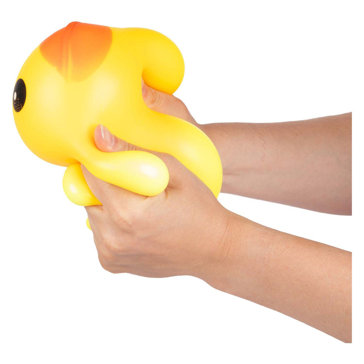 Toi-toys roliga knådande anka xxl stretchable, 15 cm